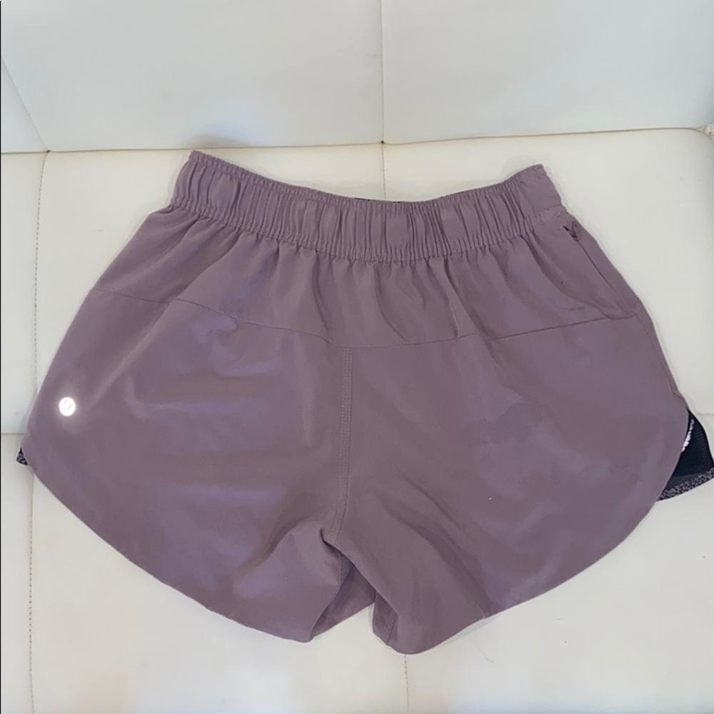 Lululemon “go the distance” reversible shorts